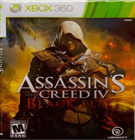 Jogos Xbox 360 transferência de Licença Mídia Digital - ASSASSINS CREED 4  BLACK FLAG DUBLADO